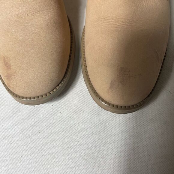 Flings leather suede camel Prairie lace up boots size 7 - Picture 10 of 10